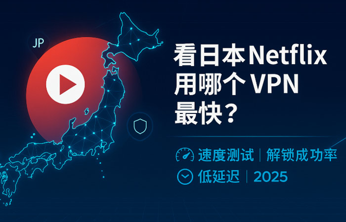 看日本 Netflix 用哪个 VPN 最快